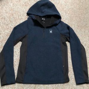 Spyder Boundless Half Zip Pullover Hoodie Sweater Color Frontier size Men S